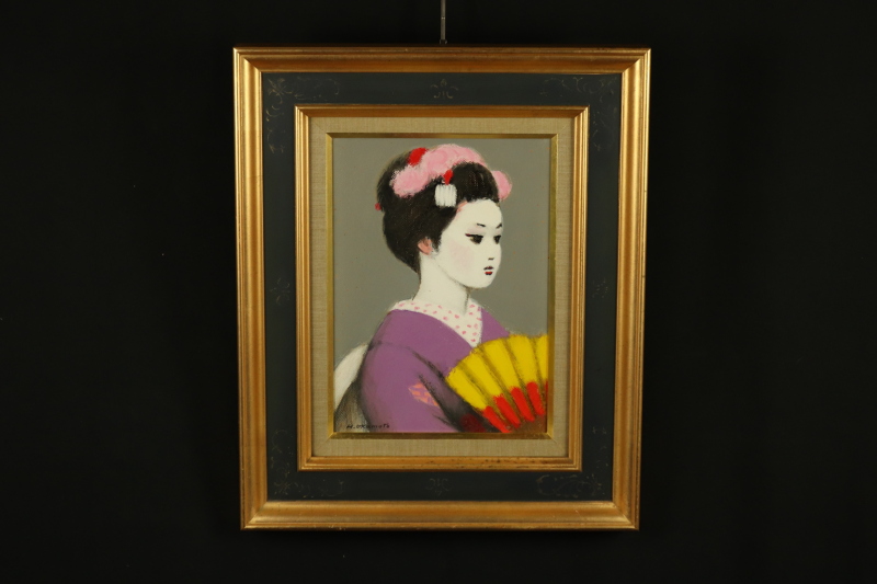油絵「舞妓」沢田憲良